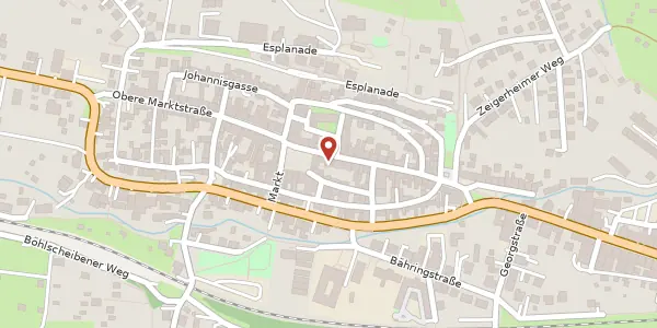 Karte der Umgebung von Untere Marktstraße 4, 07422 Bad Blankenburg