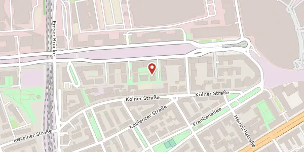 Karte der Umgebung von Londoner Str. 3, 60327 Frankfurt