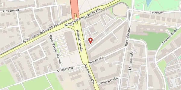 Karte der Umgebung von Güntherstraße 14, 99092 Erfurt