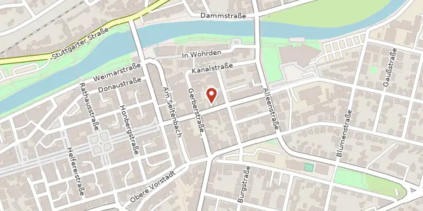 Karte der Umgebung von Königstraße 21, 78532 Tuttlingen
