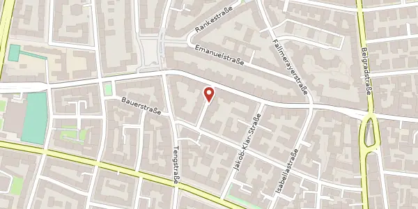 Karte der Umgebung von Ansbacherstr. 4, 80796 München