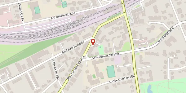 Karte der Umgebung von Machnower Straße 19, 14165 Berlin