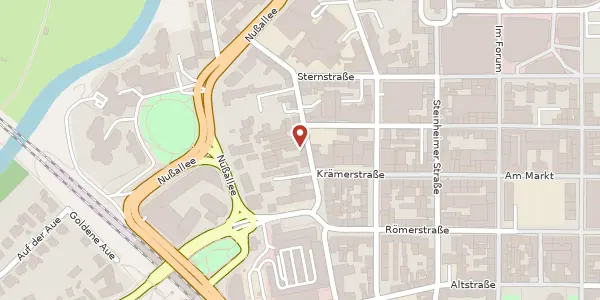 Karte der Umgebung von Herrnstr. 11, 63450 Hanau