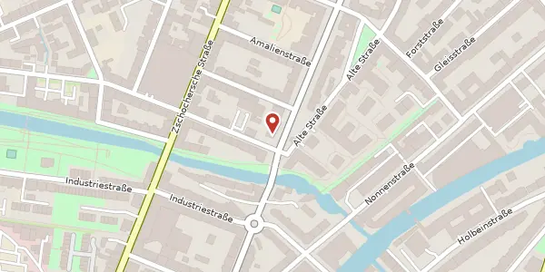Karte der Umgebung von Erich-Zeigner-Allee 40, 04229 Leipzig