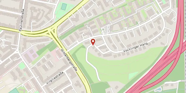 Karte der Umgebung von Henri-Dunant-Str. 22, 45131 Essen