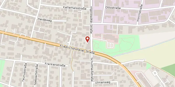 Karte der Umgebung von Ingolstädter Str. 146, 85049 Ingolstadt