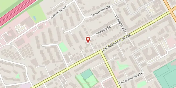 Karte der Umgebung von Schönböckener Straße 28 d, 23556 Lübeck
