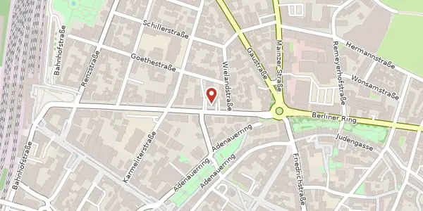 Karte der Umgebung von Siegfriedstraße 12, 67547 Worms
