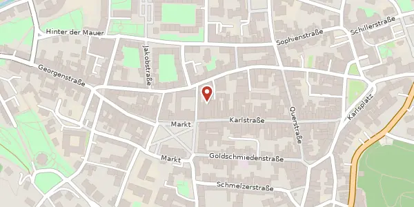 Karte der Umgebung von Karlstraße 3, 99817 Eisenach