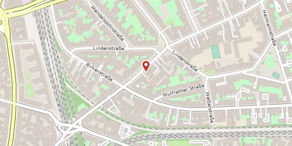 Karte der Umgebung von Ackerstr. 99, 40233 Düsseldorf