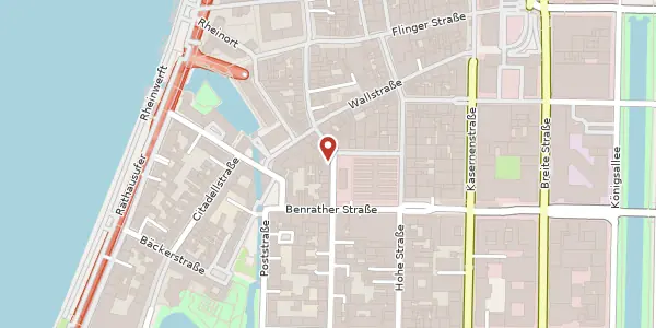 Karte der Umgebung von Carlsplatz 2, 40213 Düsseldorf