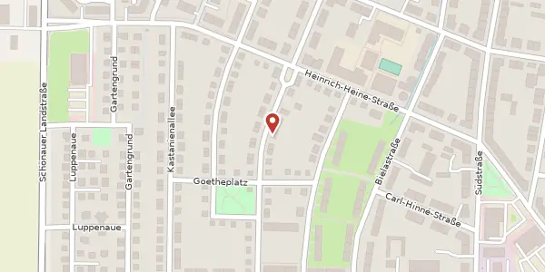 Karte der Umgebung von Obere Mühlenstraße 11, 04178 Leipzig