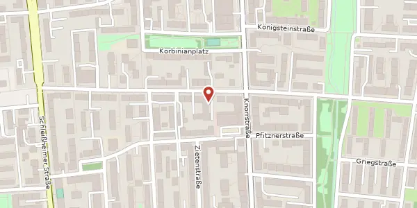 Karte der Umgebung von Milbertshofener Str. 36, 80807 München
