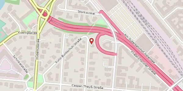 Karte der Umgebung von Wangenheimstraße 6, 14193 Berlin