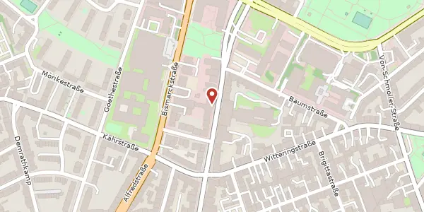 Karte der Umgebung von Rüttenscheider Str. 26, 45128 Essen