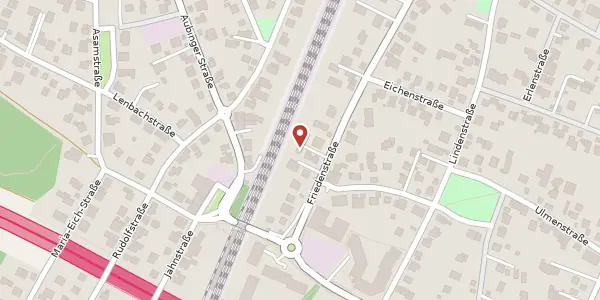 Karte der Umgebung von Friedenstr. 9 b, 82166 Gräfelfing
