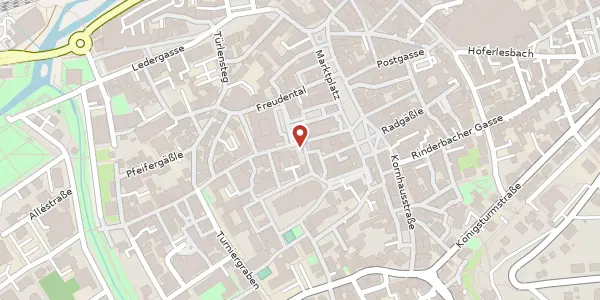 Karte der Umgebung von Bocksgasse 11, 73525 Schwäbisch Gmünd