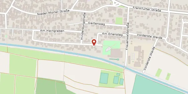 Karte der Umgebung von Am Erlensteg 14, 61231 Bad Nauheim