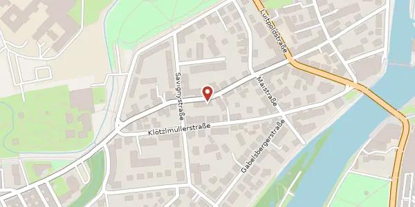 Karte der Umgebung von Schwimmschulstr. 17, 84034 Landshut