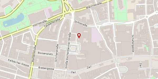 Karte der Umgebung von Thurn-und-Taxis-Platz 6, 60313 Frankfurt