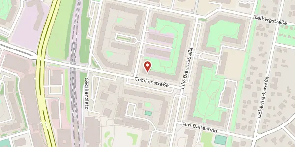 Karte der Umgebung von Cecilienstraße 233, 12619 Berlin