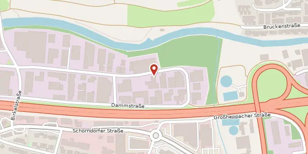 Karte der Umgebung von Werkstraße 24, 71384 Weinstadt