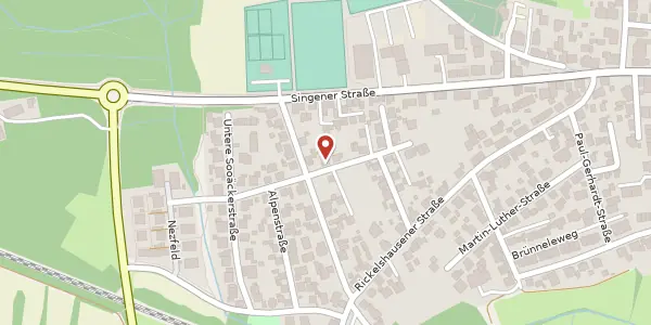 Karte der Umgebung von Erzbergerstraße 28, 78315 Radolfzell am Bodensee