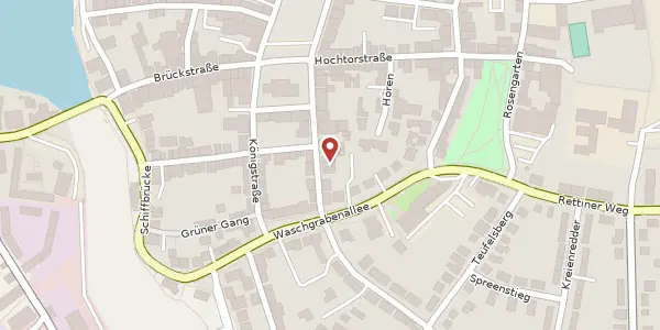 Karte der Umgebung von Waschgrabenstraße 17, 23730 Neustadt