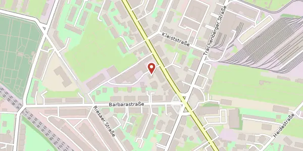 Karte der Umgebung von Großenhainer Straße 135 a, 01129 Dresden