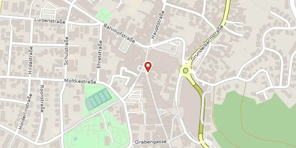 Karte der Umgebung von Hauptstraße 63, 69469 Weinheim