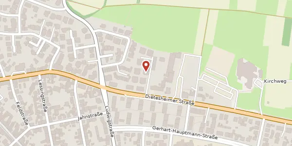 Karte der Umgebung von Dietesheimer Str. 60, 63165 Mühlheim