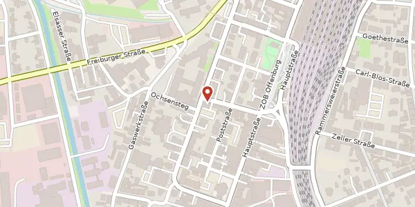Karte der Umgebung von Philipp-Reis-Straße 9, 77652 Offenburg