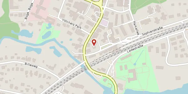 Karte der Umgebung von Sophienstraße 3, 21465 Reinbek
