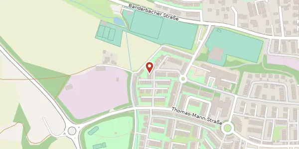 Karte der Umgebung von Erich-Kästner-Weg 37, 90513 Zirndorf