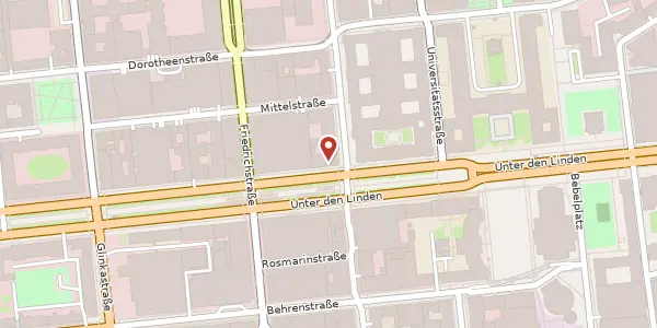 Karte der Umgebung von Unter den Linden 10, 10117 Berlin