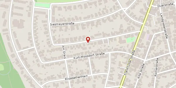 Karte der Umgebung von Elisabethenstr. 27, 61118 Bad Vilbel