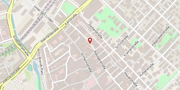 Karte der Umgebung von Metzgerstraße 22, 72764 Reutlingen