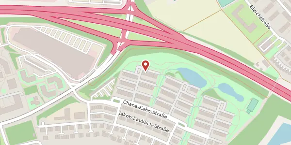 Karte der Umgebung von Gabriele-Faust-Straße 39, 55130 Mainz