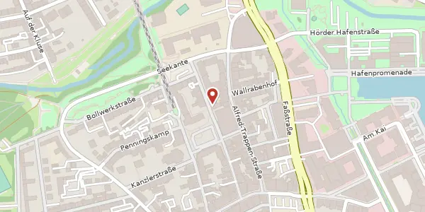 Karte der Umgebung von Hörder Rathausstr. 28, 44263 Dortmund