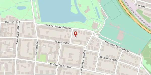 Karte der Umgebung von Schlosserstr. 3, 64287 Darmstadt