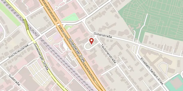 Karte der Umgebung von Alemannenstr. 8, 53175 Bonn