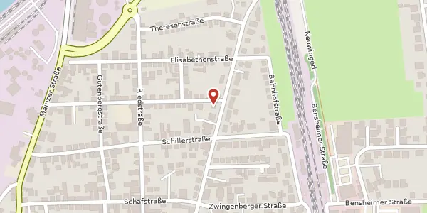 Karte der Umgebung von Wilhelm-Leuschner-Str. 23, 64579 Gernsheim