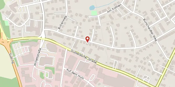 Karte der Umgebung von Stübbenhauser Str. 22b, 40822 Mettmann