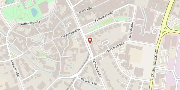 Karte der Umgebung von Friedrich-Ebert-Str. 95, 46535 Dinslaken