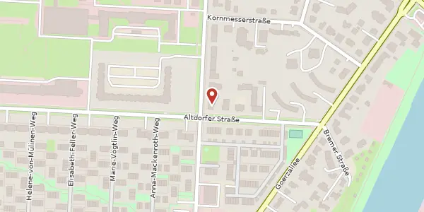 Karte der Umgebung von Theklastraße 3, 12205 Berlin