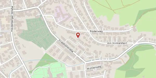 Karte der Umgebung von Kollergangstraße 12, 64625 Bensheim