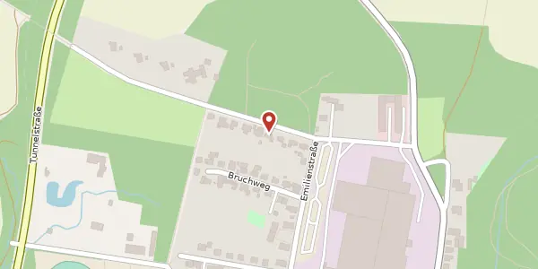 Karte der Umgebung von Hanegge 7, 33813 Oerlinghausen