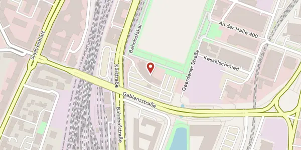 Karte der Umgebung von Kaistraße 101, 24114 Kiel