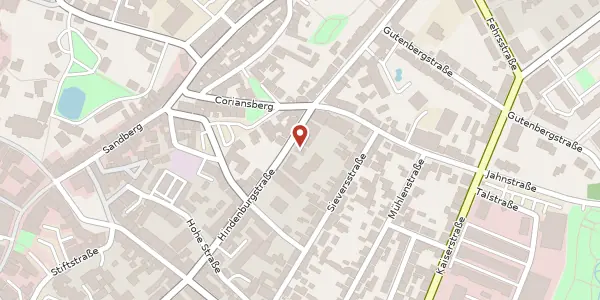 Karte der Umgebung von Hindenburgstraße 24, 25524 Itzehoe