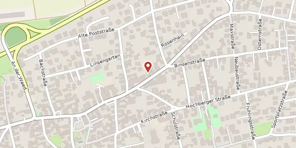 Karte der Umgebung von August-Bebel-Str. 61, 97297 Waldbüttelbrunn